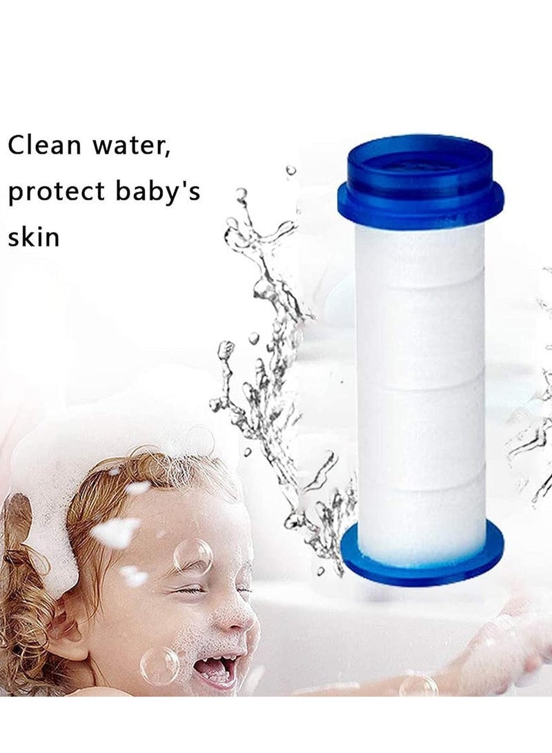 10 Pack PP Cotton Filter Shower Head PP Cotton Filter Cartridge Detachable Propeller Hydro Jet Shower Head Filter Shower Filters for Filtered Showerheads - Image 3