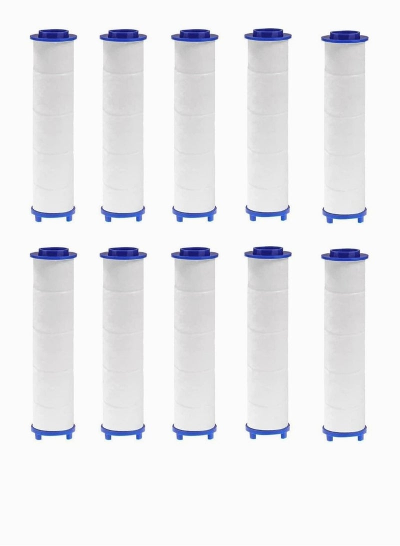 10 Pack PP Cotton Filter Shower Head PP Cotton Filter Cartridge Detachable Propeller Hydro Jet Shower Head Filter Shower Filters for Filtered Showerheads - Image 1