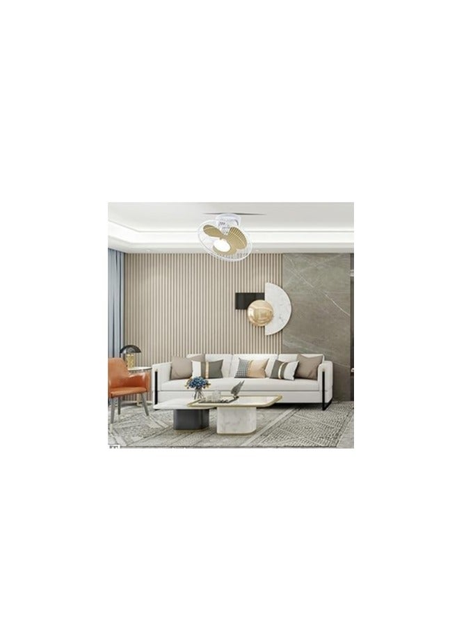 Shard Ceiling Wall - 16 inch, 45W | Fan with Gold Metal Blades | Cooling Fan with 3 Speed Control for Home and Office  - Image 4