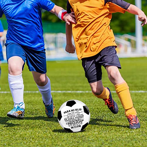 Uloveido to My Son Football Size 5 Match Training Soccer Ball Spanish Language para Mi Hijo balones de fútbol Y594 - Image 3