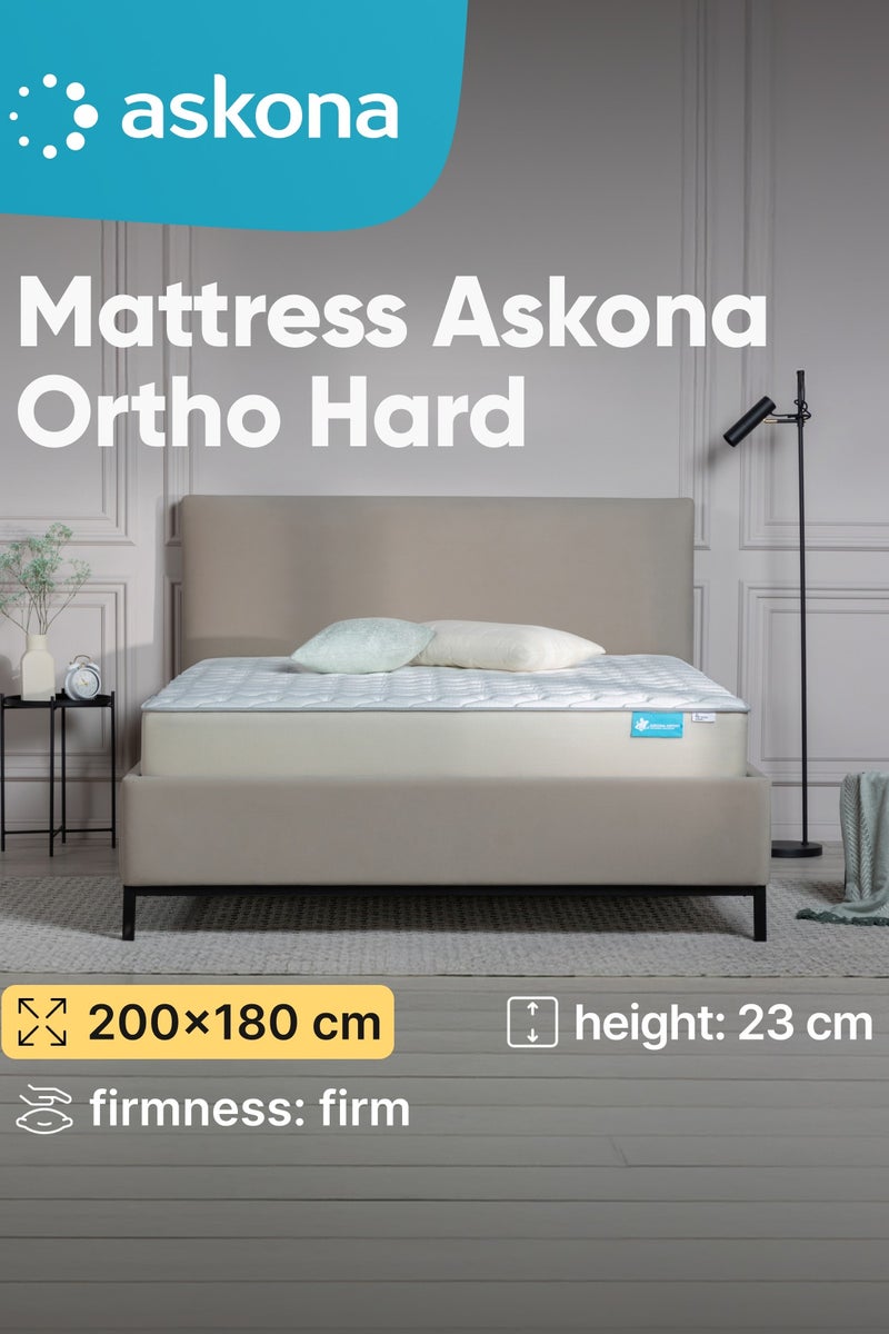 Askona Mattress Askona Ortho Hard 200x180x23 cm (LxWxH) - Image 1