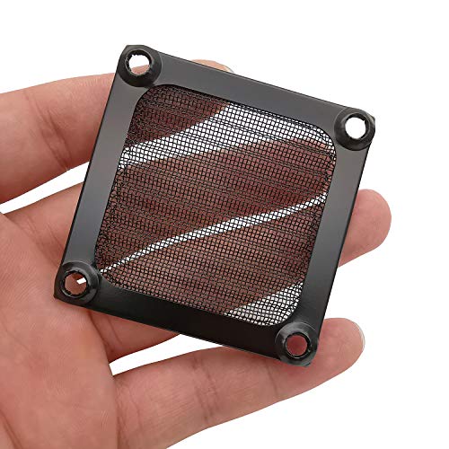IMSurQltyPrise 60mm Computer Case Fan Filter Grills with Screws, Aluminum Frame Ultra Fine Stainelss Steel Mesh, Black Color - 4 Pack - Image 5