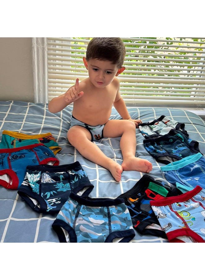 BIG ELEPHANT Toddler Training Pants, Soft Cotton Absorbent Training Underwear for Baby Boys & Girls, 12 Months - 9 Years - Image 2