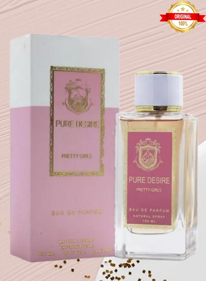 كولايف 6 قطع عطر بيور ديزاير بريتي جيرلز للنساء، 100 مل - Image 2