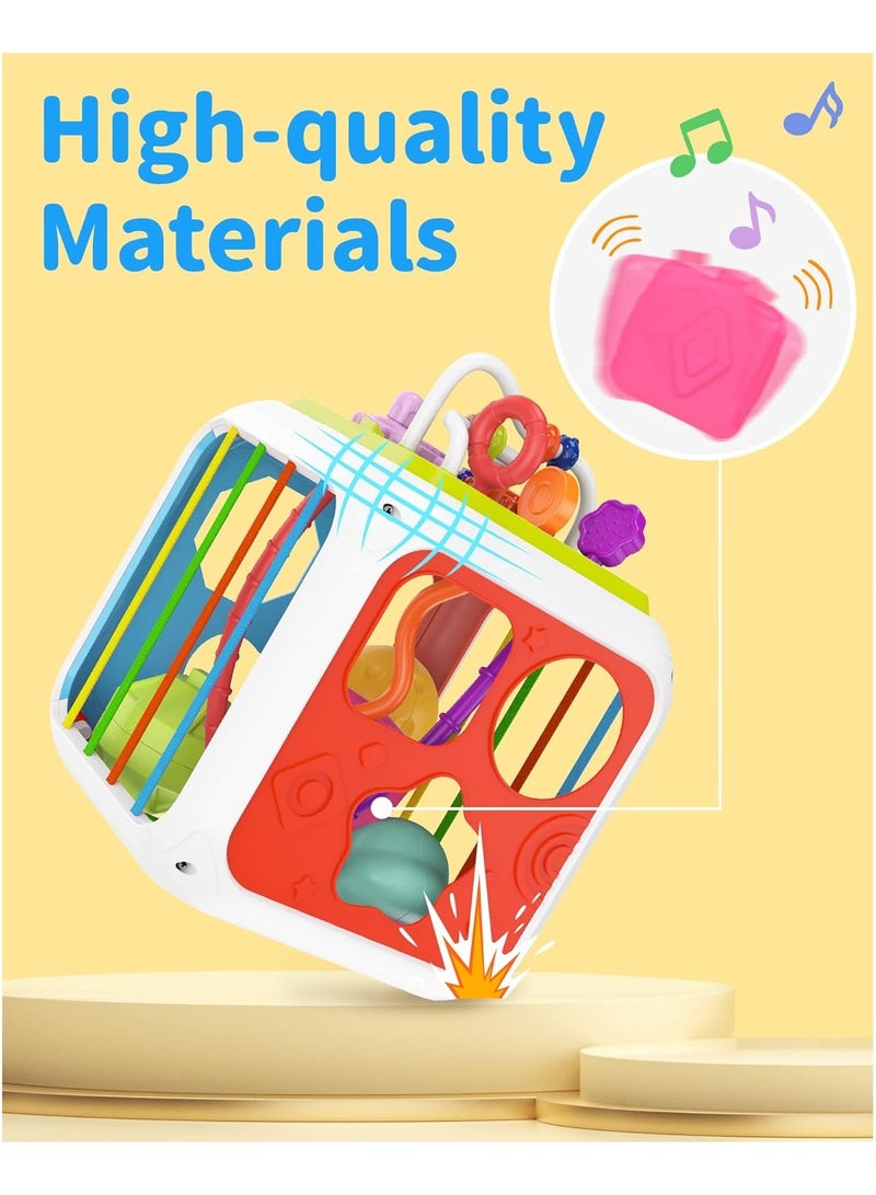 NNEWVANTE Montessori Toys for 1 Year Old Girls Boys, Baby Sorter Learning Sensory Activity Cube, 1 Year Old Girl Boy Birthday Gifts, Baby Toys 18+ Months - Image 5
