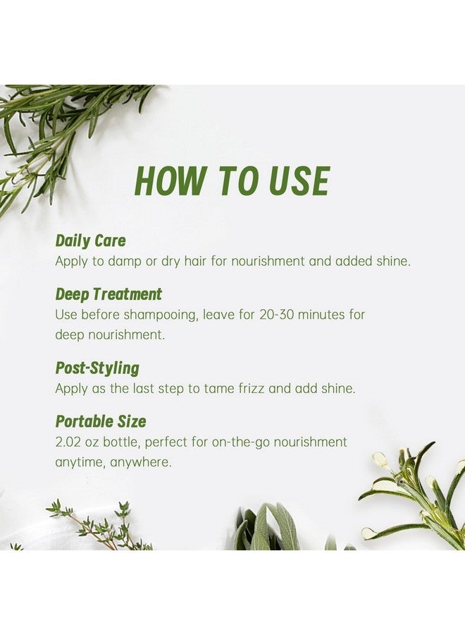 فجه زيت إكليل الجبل من VGO لنمو الشعر والعناية به، 2.02 أونصة - مقوي ومغذي ومصلح، يقلل من تقصف الأطراف، يحسن ملمس الشعر، آمن لجميع أنواع الشعر - Image 5