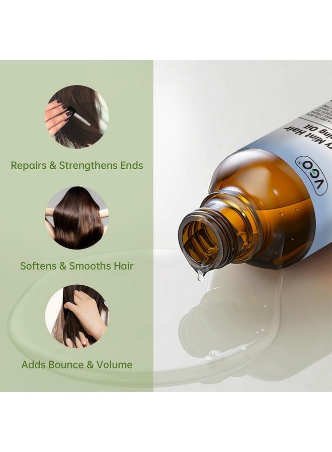 فجه زيت إكليل الجبل من VGO لنمو الشعر والعناية به، 2.02 أونصة - مقوي ومغذي ومصلح، يقلل من تقصف الأطراف، يحسن ملمس الشعر، آمن لجميع أنواع الشعر - Image 4