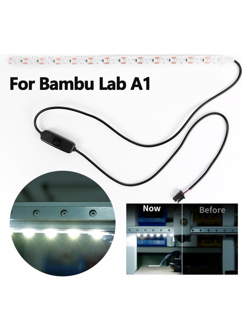 Hobby Mechatronics Bamboo Lab A1 External LED Lighting-Ams Lite 4 Pin Socket-On Off Button