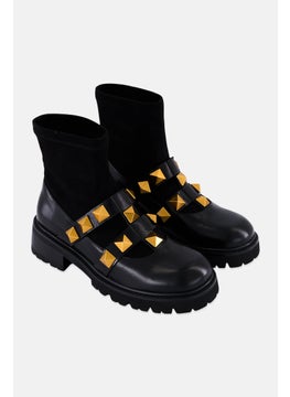 Women Gerria Slip On Ankle Boots, Black