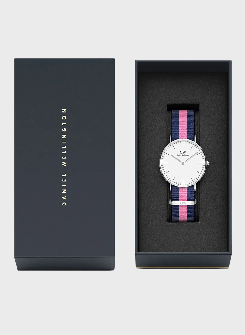 DANIEL WELLINGTON Classic Winchester Silver White 36mm Watch