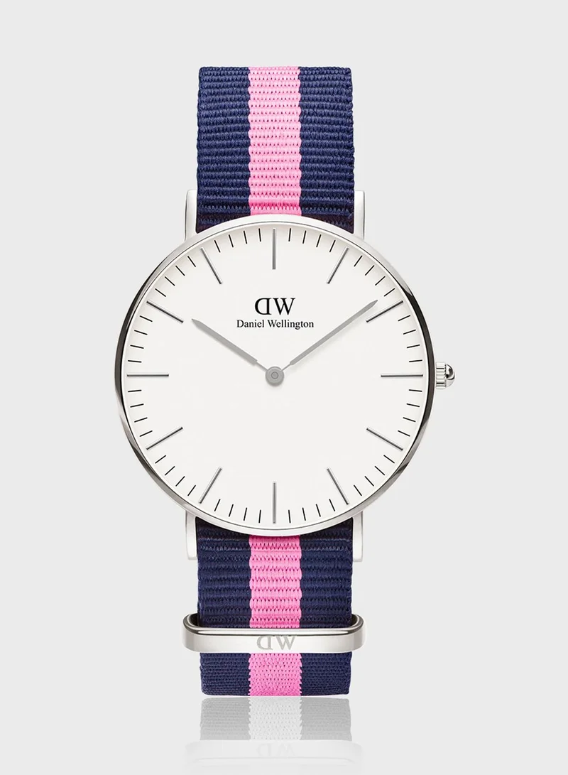DANIEL WELLINGTON Classic Winchester Silver White 36mm Watch