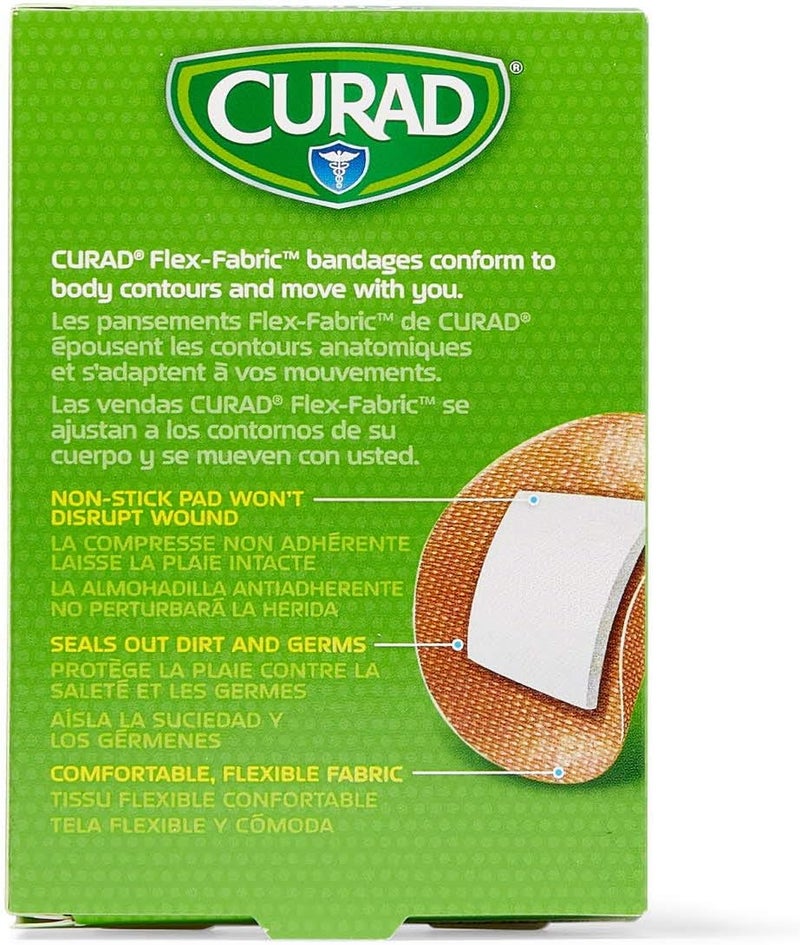 Medline Curad Flex Fabric Spot Adhesive Bandages Bandage Diameter is 78 Box of 100 - Image 4