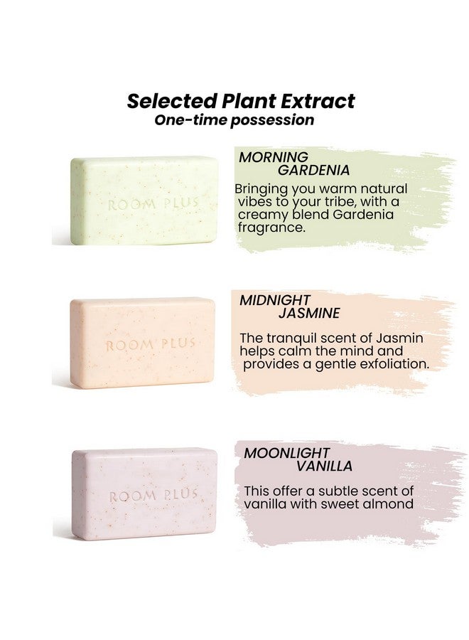 YESUN Fragrance Soap Big Brick Of Soap Barmade With Organic Oils For Face Body And Hair1.3Lb(21Ounce) Moisturizing Clean Multifoam With Soap Saver Bag (3 Scents) - Image 3