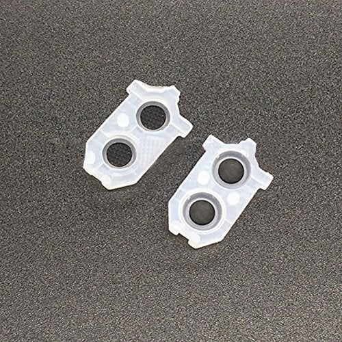Ambertown 1 Pair Silicone Conductive L1 R1 L2 R2 Buttons Rubber Pads for PS4 1200 Replacement - Image 1