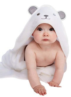 Generic Soft Bath Towel with Bear Ears for Babie, Toddler, Infant - Ultra Absorbent  - Image 1