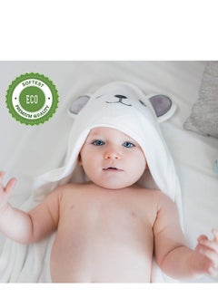 Generic Soft Bath Towel with Bear Ears for Babie, Toddler, Infant - Ultra Absorbent  - Image 2