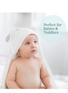 Generic Soft Bath Towel with Bear Ears for Babie, Toddler, Infant - Ultra Absorbent  - Image 3