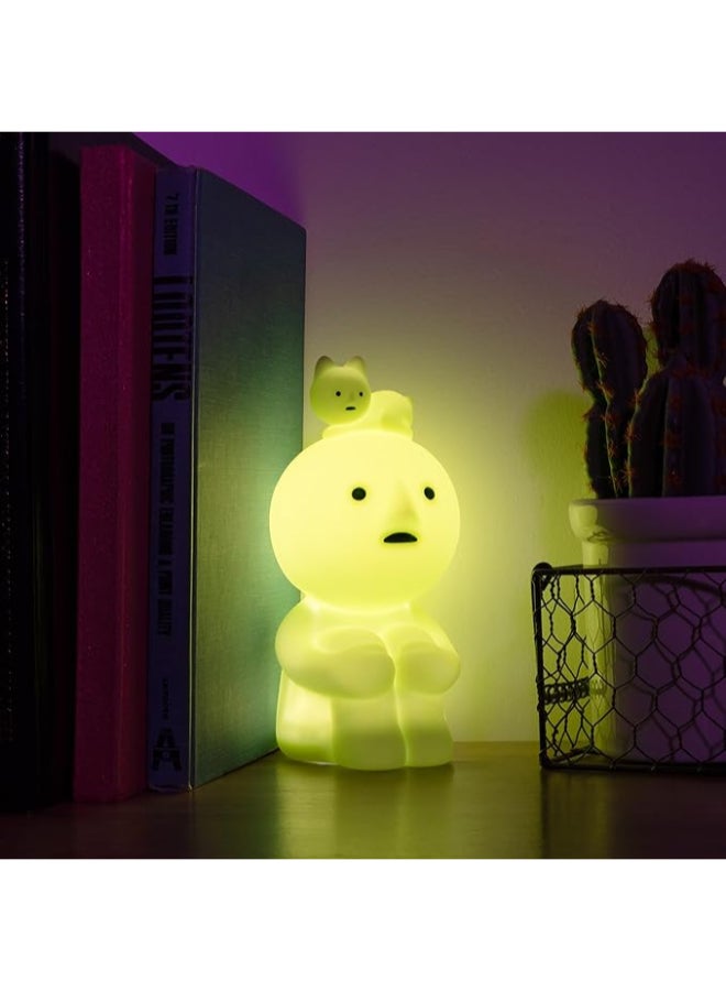 Smiski LED Night Light Lamp - Cute Glow-in-the-Dark Character Room Decor Cozy Desktop Nightlight