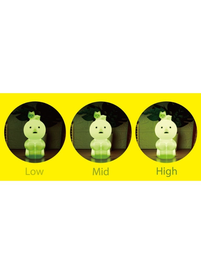 Smiski LED Night Light Lamp - Cute Glow-in-the-Dark Character Room Decor Cozy Desktop Nightlight - Image 2