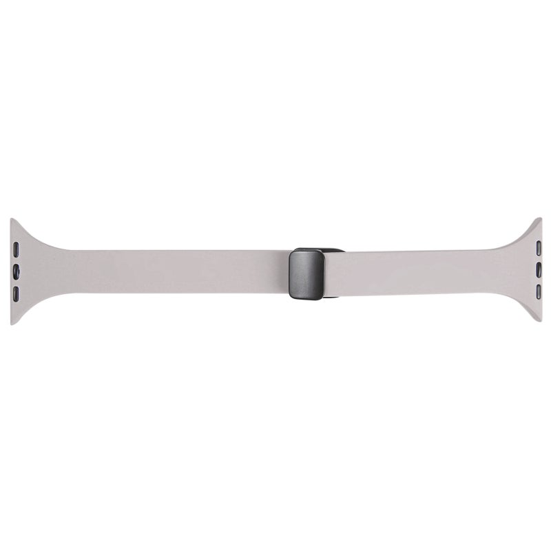For Apple Watch Ultra 49Mm Magnetic Buckle Slim Silicone Watch Band(Rock Grey) - Image 2