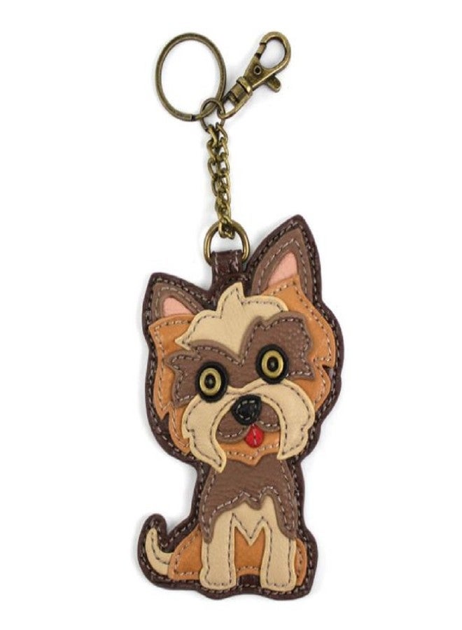 Chala Pal Bag Charm/Key-Fob/Coin Purse- Men's Best Friend Collection (Yorkie Terrier) - Image 1