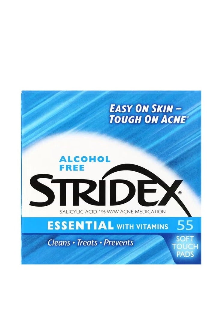 Stridex Single-Step Acne Control Soft Touch Pads 55 Soft Touch Pads - Image 1
