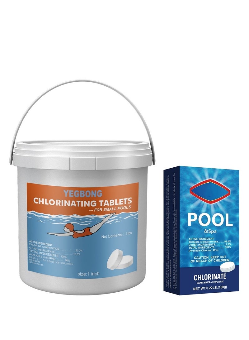 YEGBONG Chlorinating Tablets Clear Pool Cleaning Tablets - Image 1