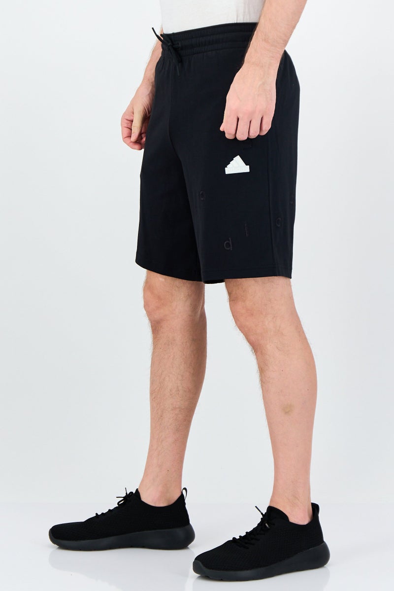 Adidas Men Sportswear Fit Outdoor Shorts, Black - Image 4