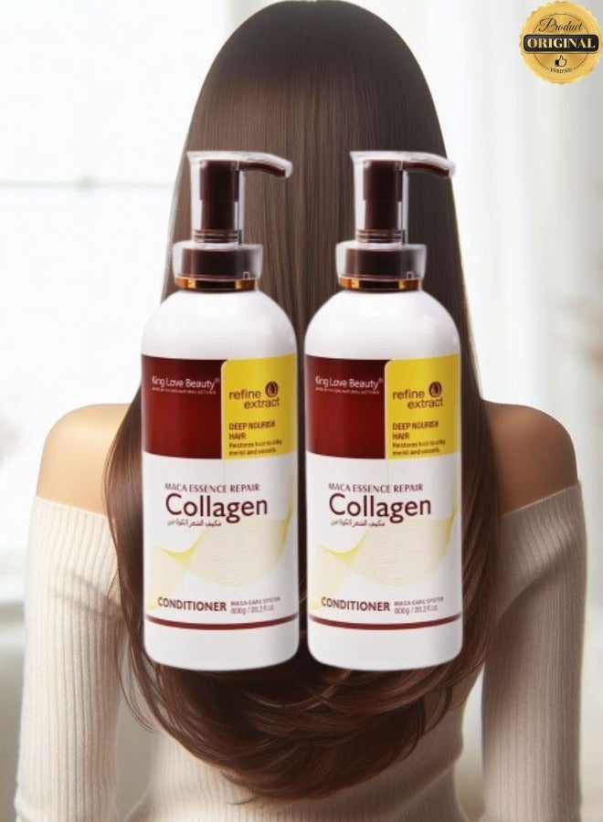 King 2 Pieces King Love Beauty Collagen Hair Conditioner 800g - Image 1