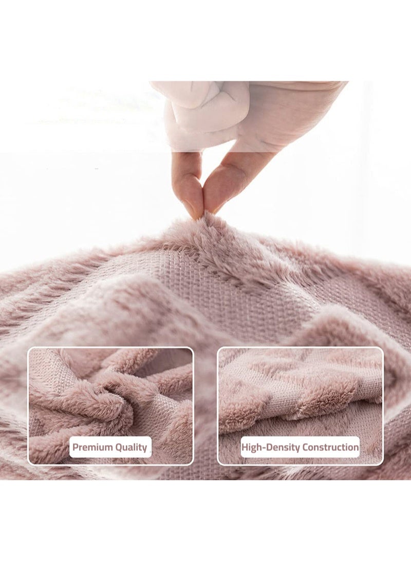 غطاءي وسائد بيج أملس 45x45 سم, أغطية مخملية مع سحاب مخفي لديكور غرف النوم الفاخر - Image 2