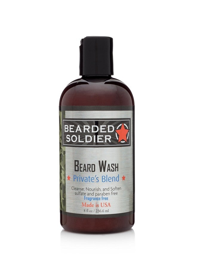Bearded Soldier Beard Wash Private's Blend, 8 oz