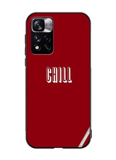 Protective Case Cover For Xiaomi Redmi Note 11 Pro Plus 5G Chill In Red Design Multicolour