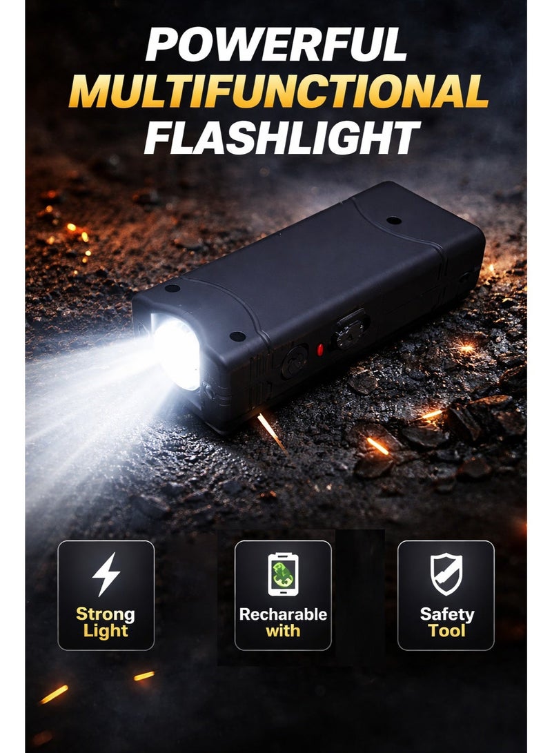 مصباح يدوي LED متعدد الوظائف للشحن عبر USB - Image 2