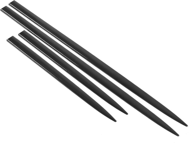 klarako 4PCS Body Side Trim Waterproof Bright Black Universal Door Protector Auto Modification Trim, Automotive Molding Cover Bright Black Universal Door Protector Automotive Molding Trim - Image 3