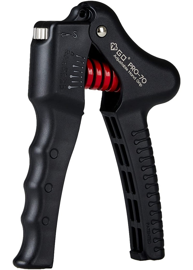 GD Pro-70 Hand Grip Strengthener(55~154 lbs) Adjustable Grip Strength Trainer Wrist and Forearm Training Equipment Hand gripper for Muscle Building and Injury Recovery - Image 1