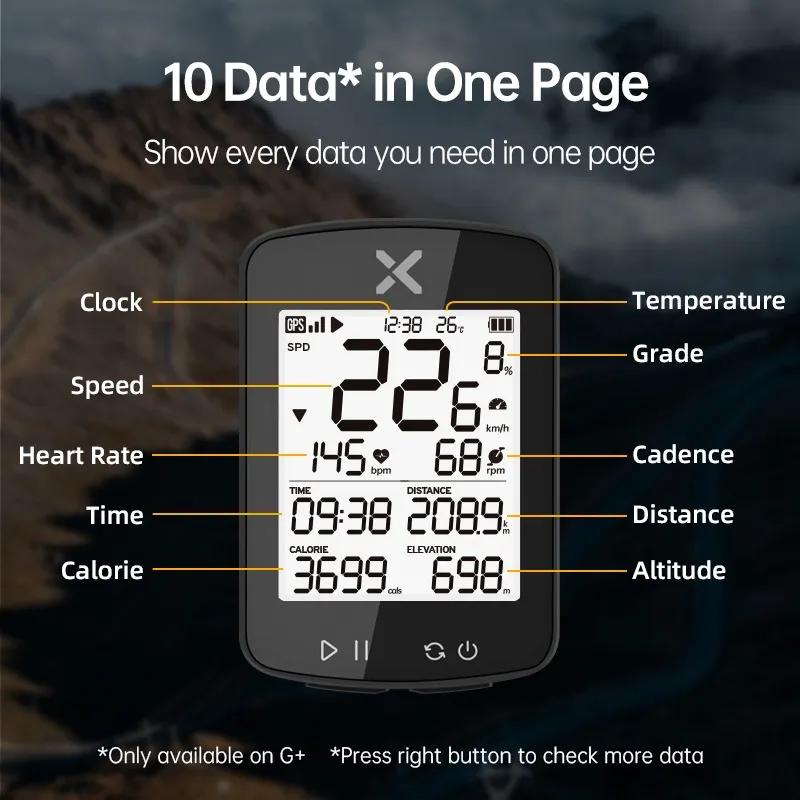 Xoss G2 Plus wireless-GPS bicycle code watch, second-generation G + bicycle code watch, fully equipped - Image 4