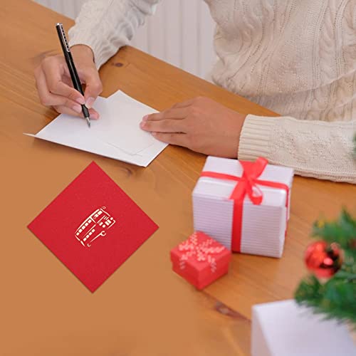 OLIREXD 3D London Bus Pop-Up Greeting Card for Congratulation, Special Day, Birthday or Wedding Congratulation, Exquisite Collection for Model Lovers, Elegant Decoration, Envelope included - Image 4