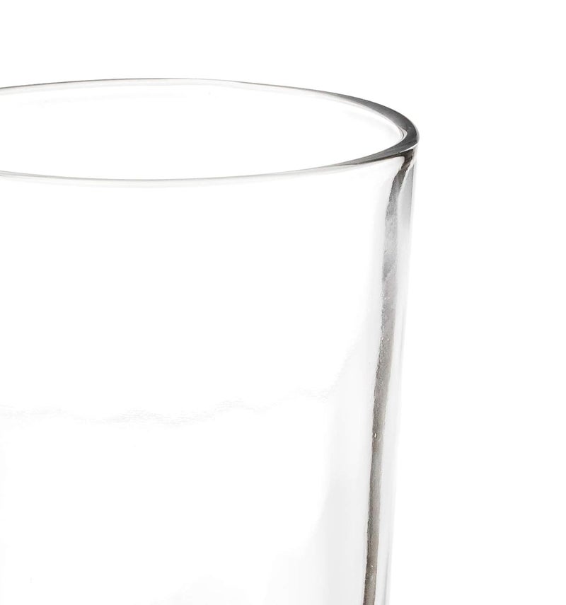 Yera Glass Tumblers 250 ml Set of 6 Transparent Durable Stylish Perfect for Water Juice Cold Drinks or Other Beverages Ideal for Everyday Use Special Occasions Dishwasher Safe - Image 2