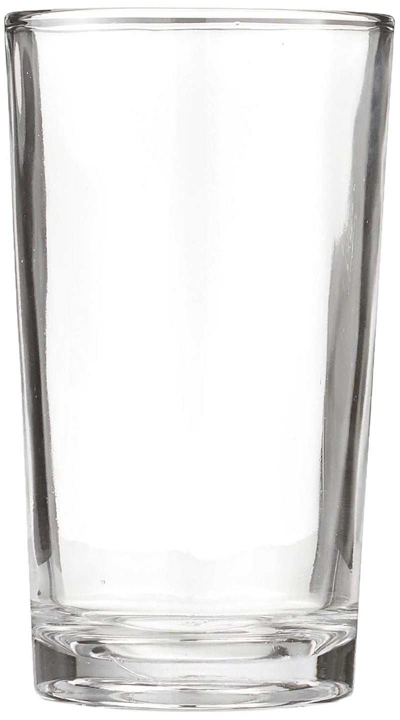 Yera Glass Tumblers 250 ml Set of 6 Transparent Durable Stylish Perfect for Water Juice Cold Drinks or Other Beverages Ideal for Everyday Use Special Occasions Dishwasher Safe - Image 1