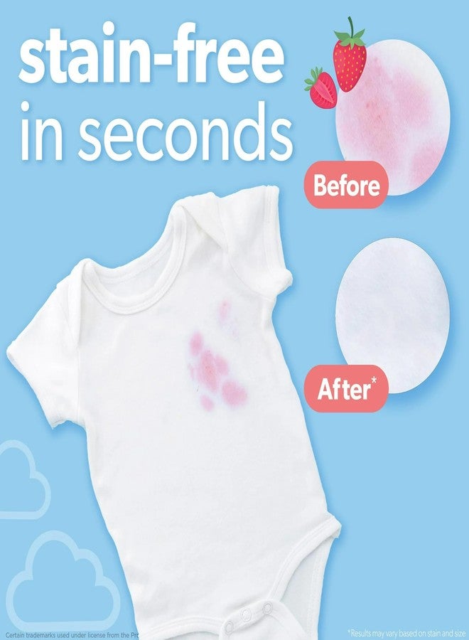 Dreft مناديل مزيل البقع من دريفت لملابس الأطفال - حجم السفر مزيل بقع، مغلفة بشكل فردي للاستخدام أثناء التنقل - لطيف على البشرة وآمن لملابس الأطفال - 20 قطعة - Image 2