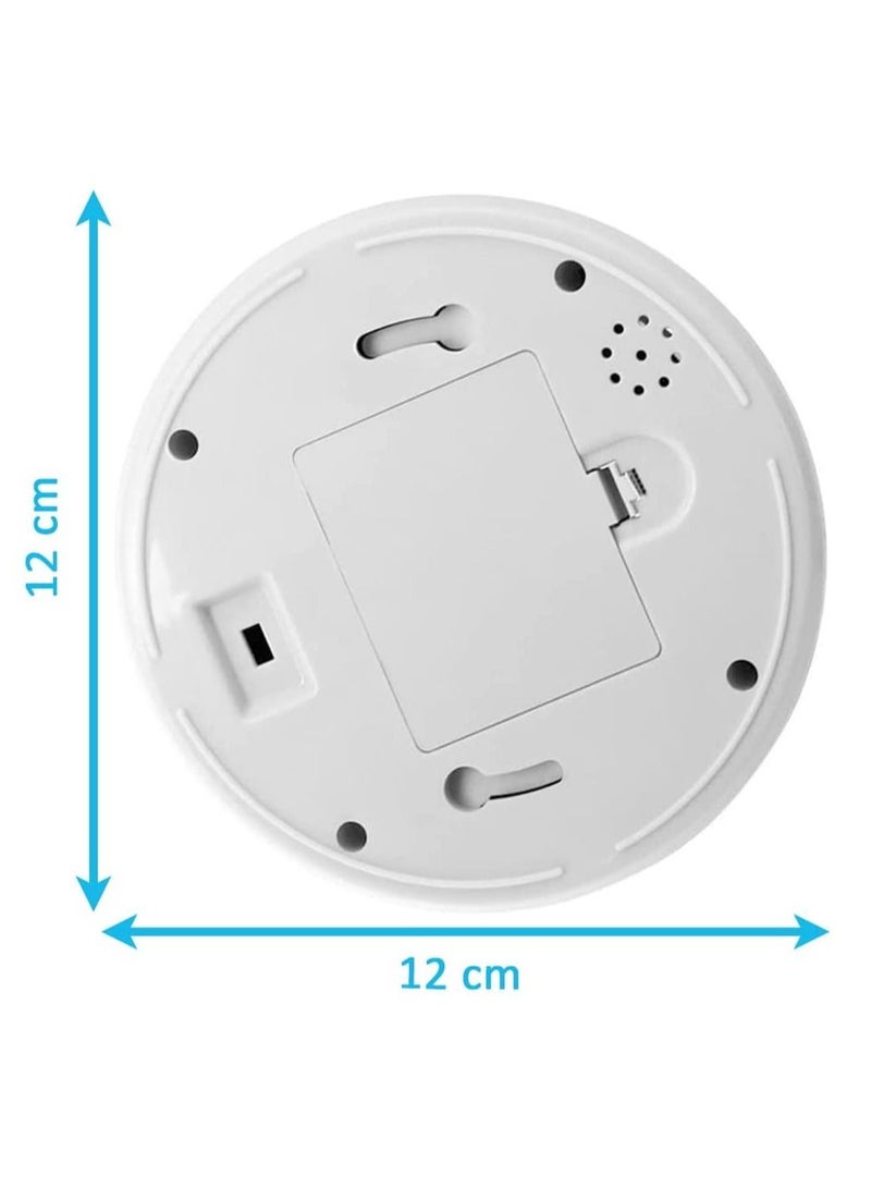 Rubik 4pc Dummy CCTV Camera with Flashing LED Light and CCTV Sticker Sign, Fake Surveillance Camera Security Indoor Dome Camera with LED Light  - Image 4