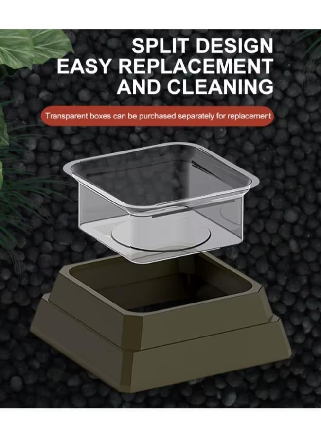 وعاء تغذية وسقاية الزواحف فردي مزدوج - Image 3