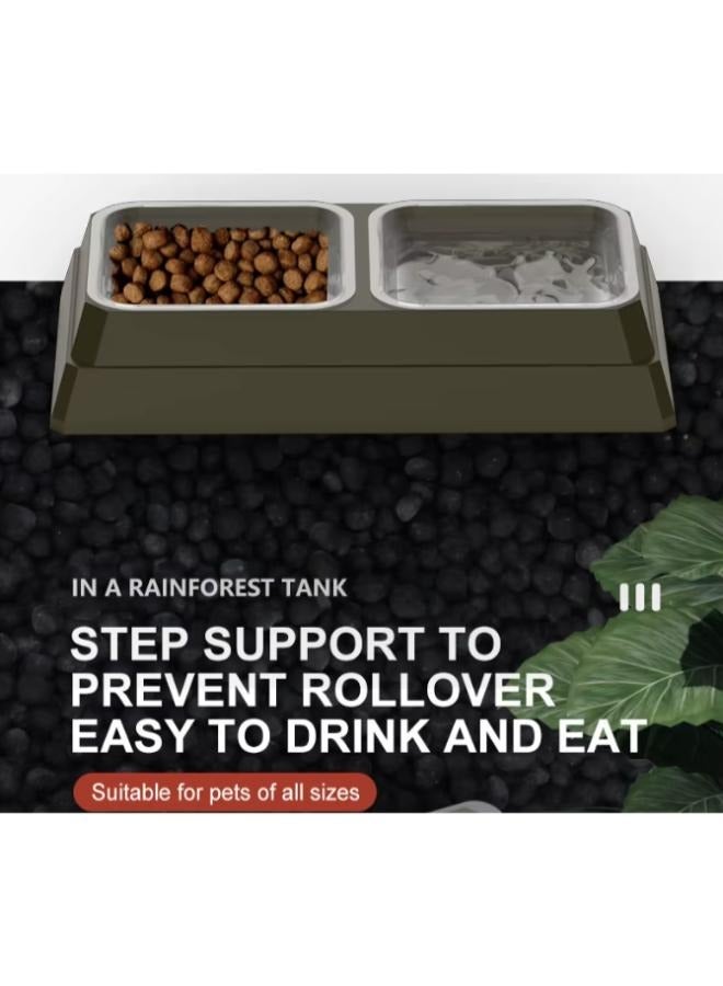 وعاء تغذية وسقاية الزواحف فردي مزدوج - Image 4