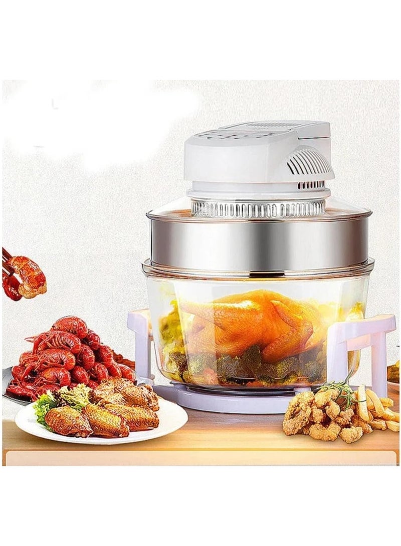 Hope 12L Turbo Halogen Convection Oven Hot Air Fryer Multi Cooker with Adjustable Temperature & Timer - Image 3