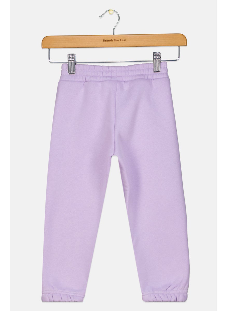 The Giving Movement Toddlers Boy Plain Pull On Jogger Pants, Purple  - Image 2