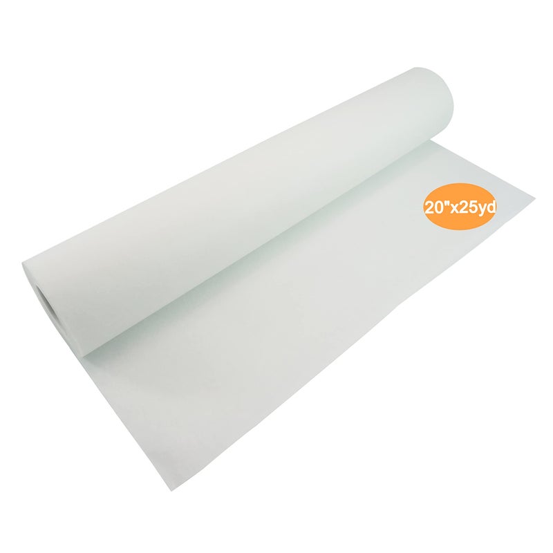 New brothread Tear Away Machine Embroidery Stabilizer Backing 20 x25 Yd 50cmx23M roll  Medium Weight 50gm 18oz  Cut into Any Sizes  for Machine Embroidery and Hand Sewing