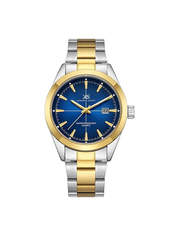 KENNETH SCOTT Stainless Steel Analog Watch K23025-TBTN - 40 mm