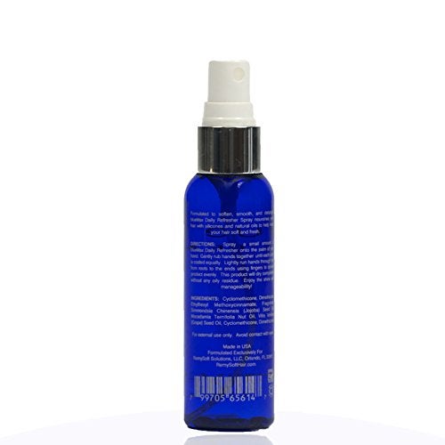 RemySoft blueMax Daily Refresher & Protective Silicone Serum Set - Safe for Hair Extensions, Weaves and Wigs - Salon Formula Leave-in Conditioner & Serum - Image 3