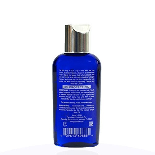RemySoft blueMax Daily Refresher & Protective Silicone Serum Set - Safe for Hair Extensions, Weaves and Wigs - Salon Formula Leave-in Conditioner & Serum - Image 5
