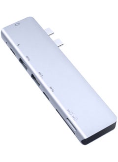 نيبمينينت موزع منافذ 7 في 1 متعدد الاستخدامات بمنافذ USB Type C رمادي  - Image 1